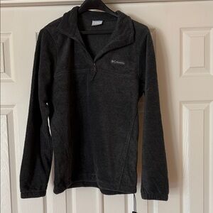 Columbia Charcoal Gray Fleece 1/4 Zip Women’s Small